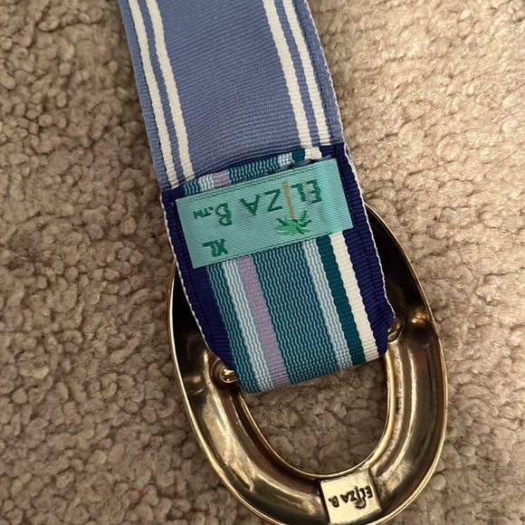 Eliza B Multi Colored Ribbon Belt New - Picture 3 of 4